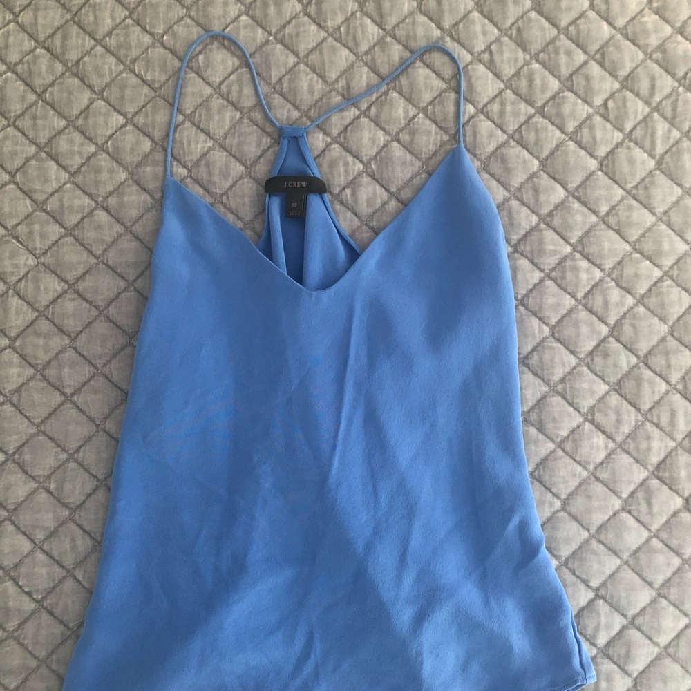 J.Crew blue tank top